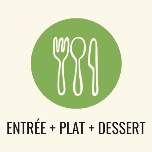 1 ENTRÉE +  1 PLAT + 1 DESSERT AU CHOIX – Image 1